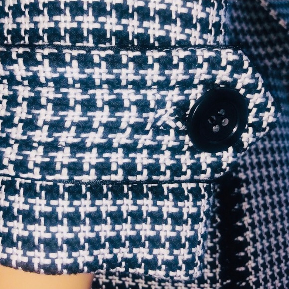 🔥 ANN TAYLOR Houndstooth Suit Skirt and Blazer. Item# 0040 - Picture 9 of 10